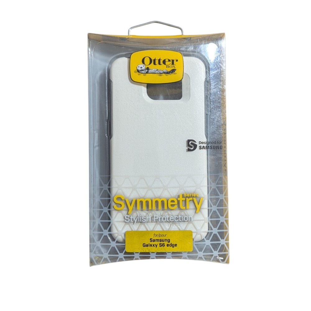 i3. OtterBox Symmetry Series Case For Samsung Galaxy‎ S6 Edge In Grey/White
